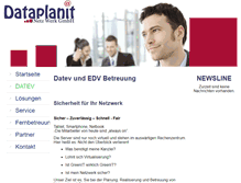 Tablet Screenshot of dataplanit.de